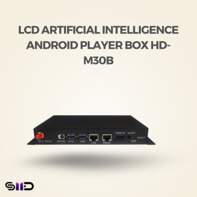 LCD Artificial Intelligence Android Player Box HD-M30B